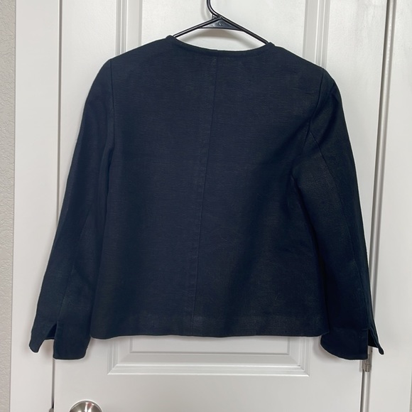 Talbots Black Linen Jacket - Picture 9 of 9